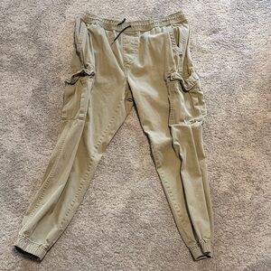 Aeropostale Men's Khaki Cargo Joggers